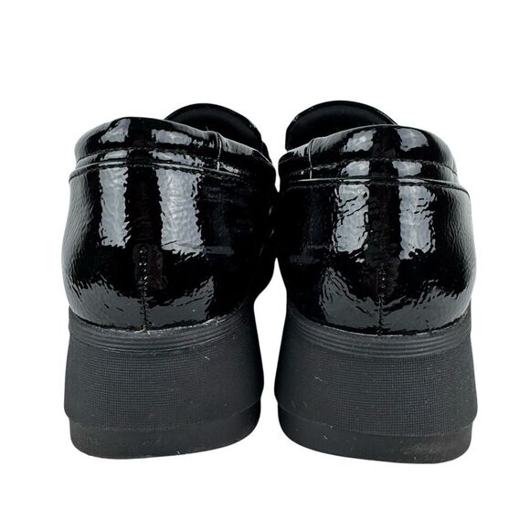 Clarks Womens Zylah May Platform Loafers 8.5 Black Goth Punk Cosplay Preppy - Picture 10 of 15